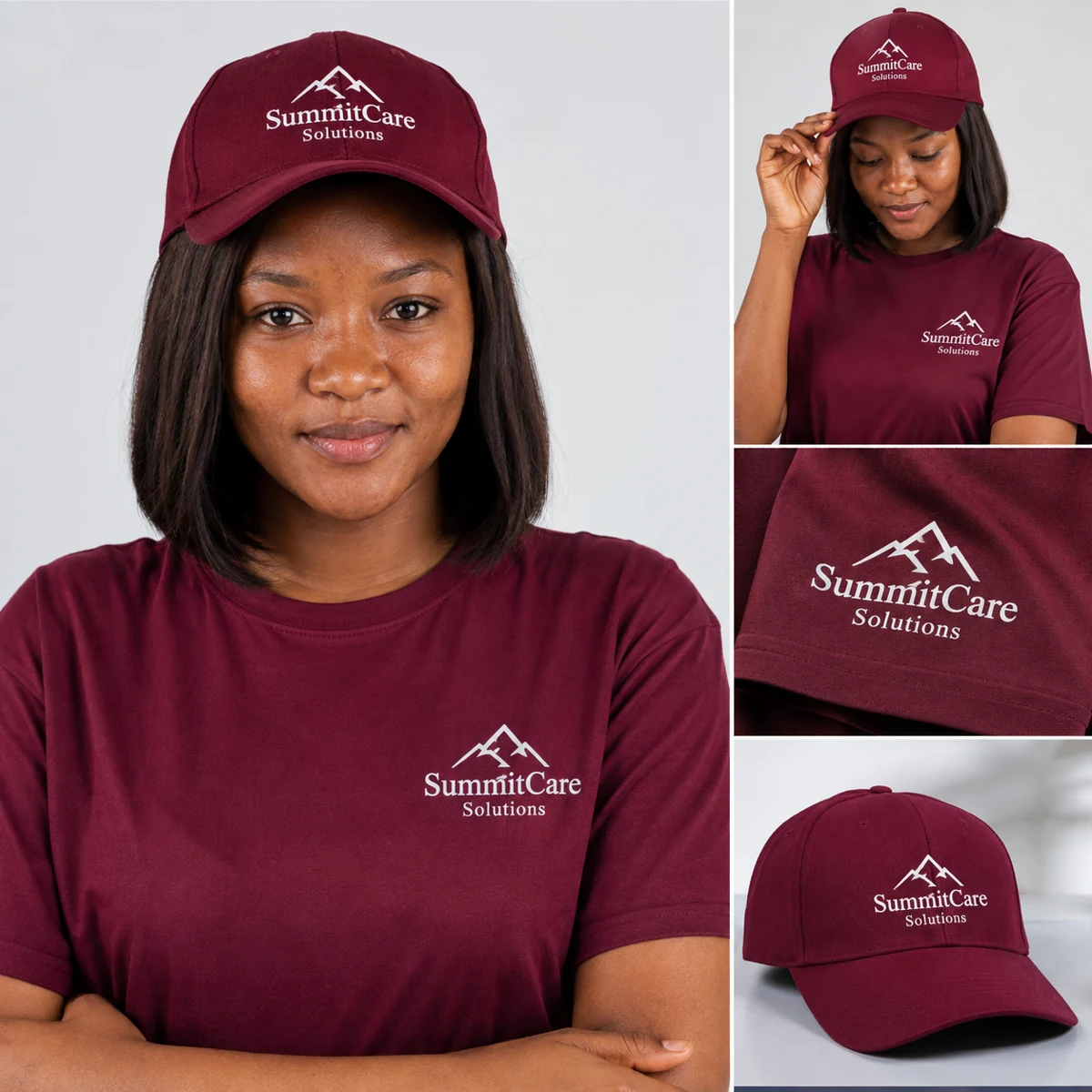 Matching branded sets illustrative design